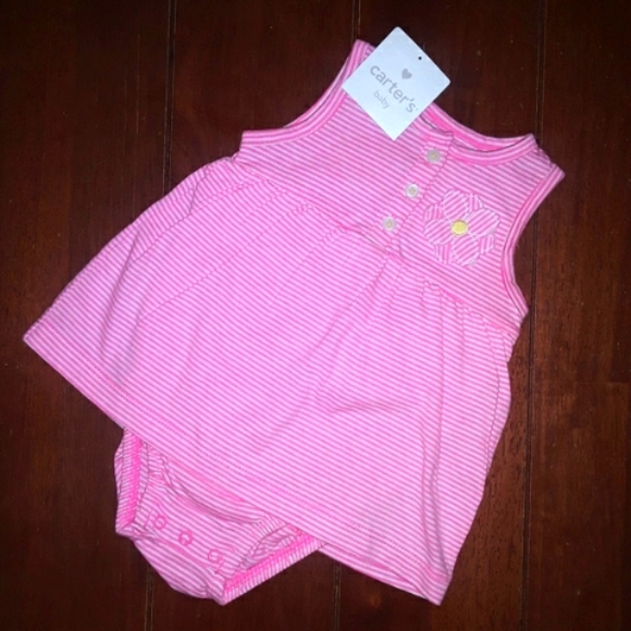 💥💥 3 for 10 💥💥 6m baby girls romper - Picture 4 of 6